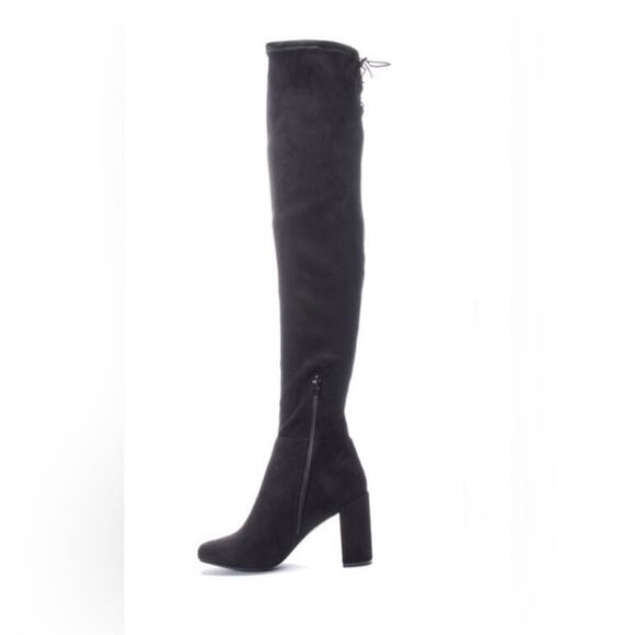 Chinese Laundry King Black Over the Knee Boots size 8.5 - Picture 1 of 7